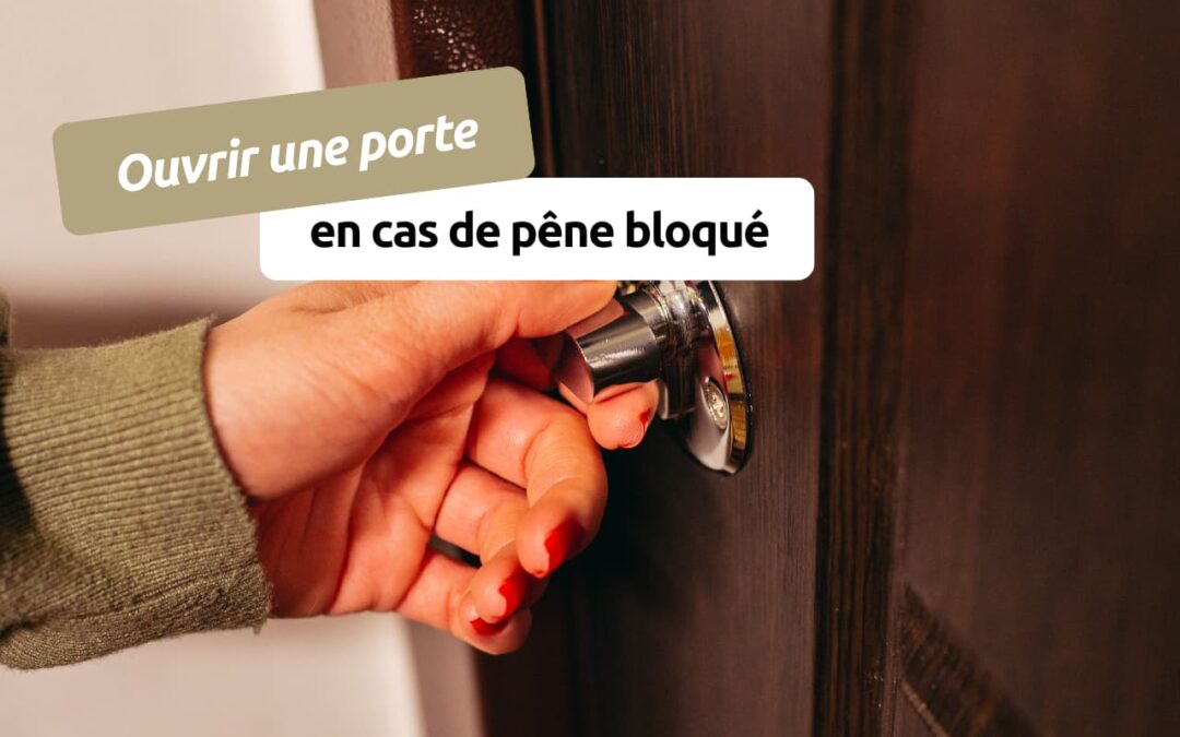 Quelles solutions pour ouvrir une porte en cas de pêne bloqué ?